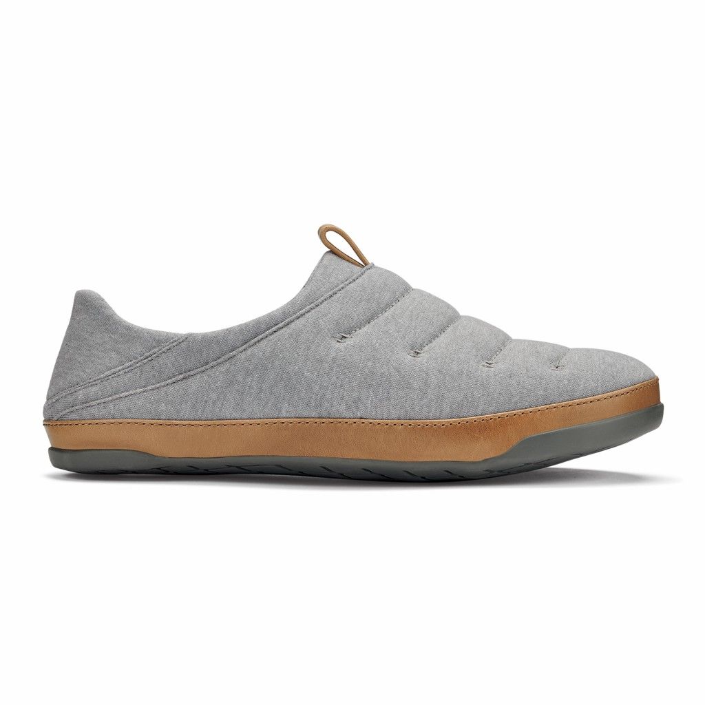 Olukai Men's Mahana Slipper - Vapor / Sahara US219-673